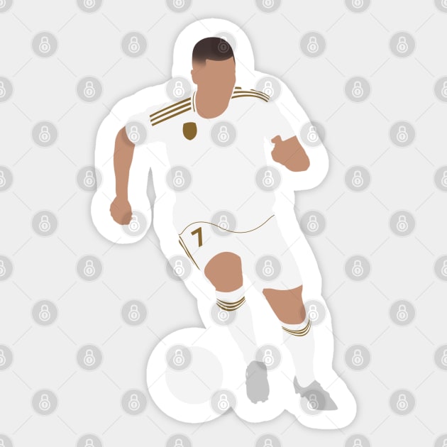 Eden Hazard Sticker by CulturedVisuals